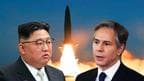 North Korean Supreme Leader Kim Jong Un and US Secretary of State Antony Blinken