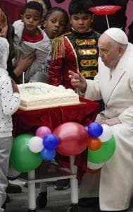Pope Francis’ 87th birthday.