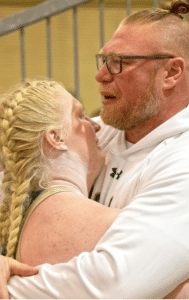 Brock Lesnar and his daughter