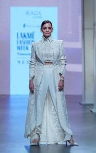 Dia Mirza at Lakme Fashion Week