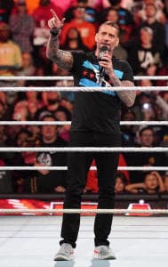 CM Punk returned and gave an emotional speech.
