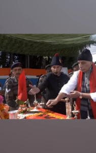 Defence Minister Rajnath Singh performs 'Shastra Puja' in Tawang