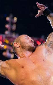 Randy Orton making his entrance in the ring