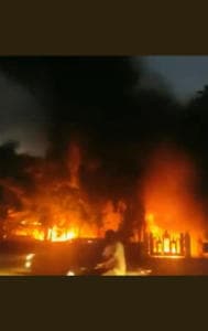 NCP office torched