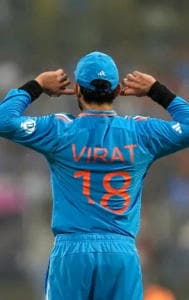 Team India batter Virat Kohli during CWC 2023 