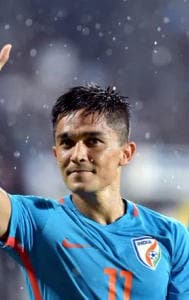 Sunil Chhetri holds the record for the most international goals scored for India with 93 goals in 145 appearances, maintaining an impressive ratio of 0.64.