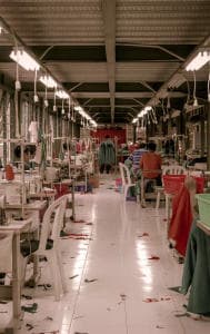 A clothing factory