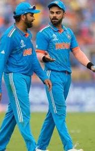 Virat Kohli and Rohit Sharma at ODI World Cup 2023