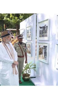 Amit Shah attends exhibition and memorial of martyrs