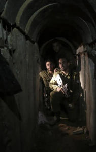Hamas tunnels in Gaza 